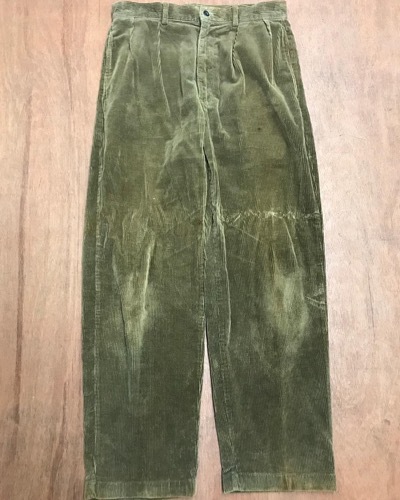 Polo Ralph Lauren 2pleats cord pants (30x31 size, 31~32 추천)