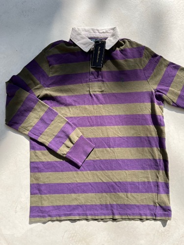 polo ralph lauren rugby shirt deadstock (L s ize, 105까지 추천)