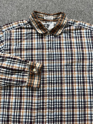 engineered garments check shirt (M size, 100-103 추천)