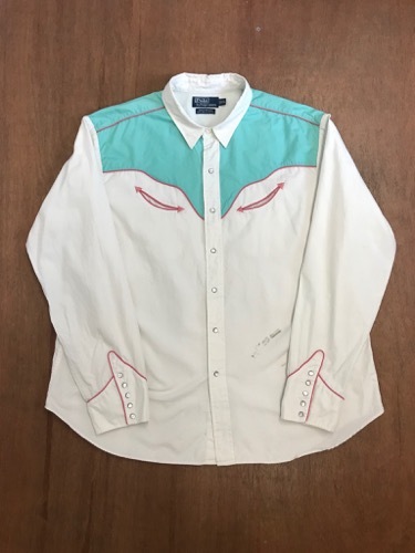 Polo Ralph Lauren western shirt (XXL size, 105~ 추천)