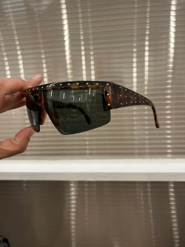 90s Gianni Versace 393 Shield Sunglasses