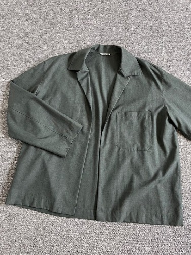 auralee wool silk tropical shirt jacket (4 size)