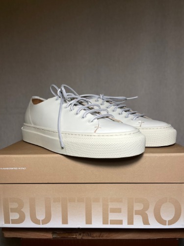 buttero Tanino lace-up leather sneakers (260mm)