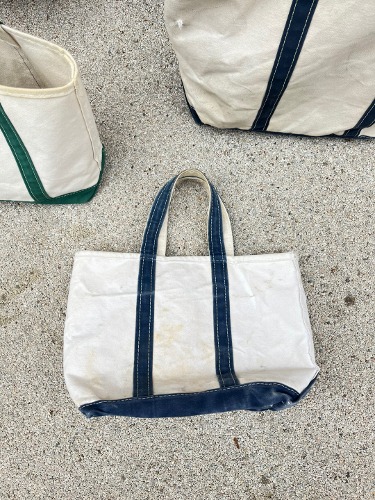 VTG ll bean boat &amp; tote (M size) with zipper