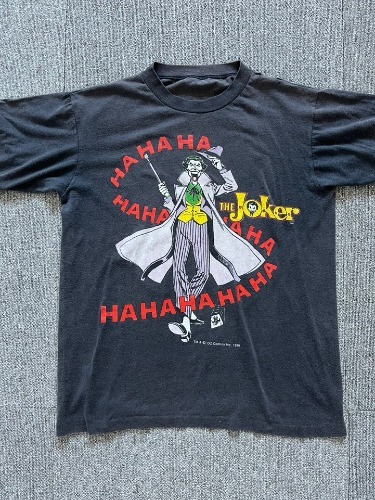 80s vtg joker tshirt (90-95 추천)