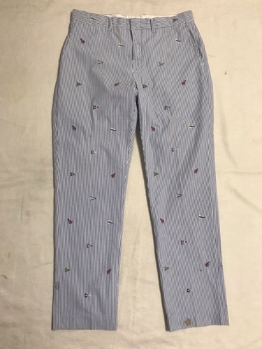 Polo Ralph Lauren embroidered seersucker pants (34/32 size, 34~35 추천)