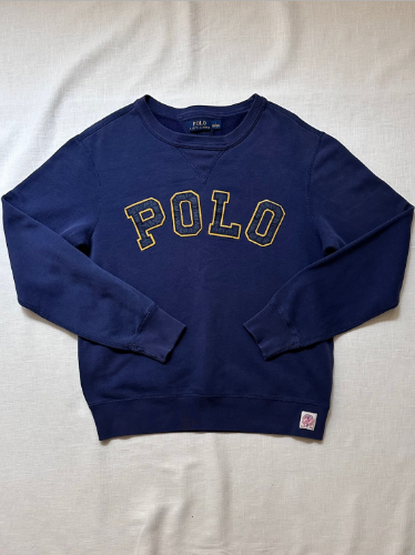 polo single-v sweatshirt (L size, ~105 추천)