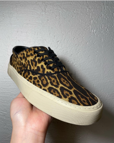 saint laurent leopard sneakers (eu 42)