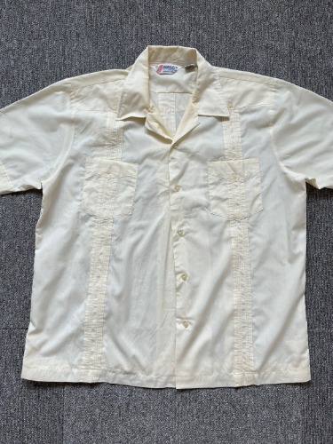 vintage romani guayabera shirt (L size, 105 추천)