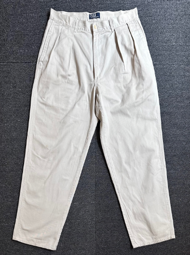 Polo Ralph Lauren 2tuck chino Made in USA (33 inch)