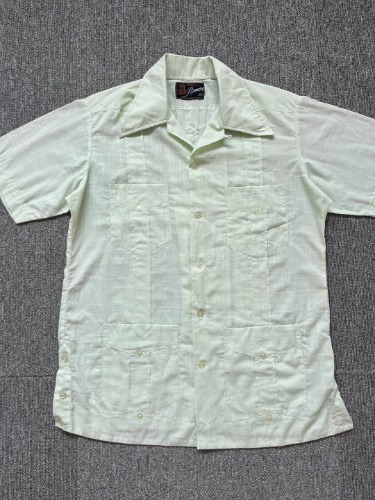 vintage guayabera shirt (38 size, 100-103 추천)