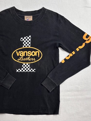Vanson biker long sleeve tee Made in USA (S size, 90추천)