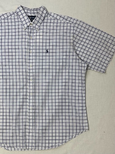 Polo Ralph Lauren blaire seersucker shirt (XL size, 110 추천)