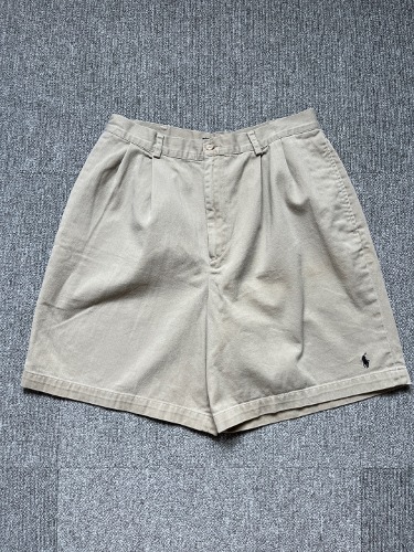 90s polo two pleated chino short (12 size, 30인치)
