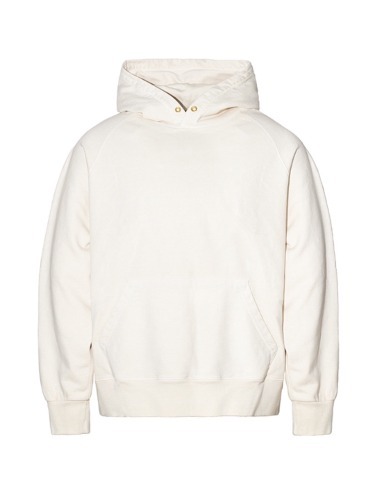 simple authentic heavy weight hoodie (ivory)