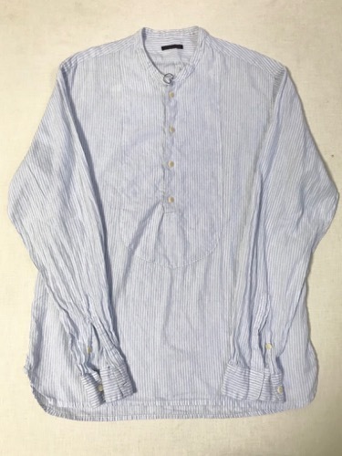 EHS French cotton/linen collarless shirt Italy made (54 size, 105 추천)