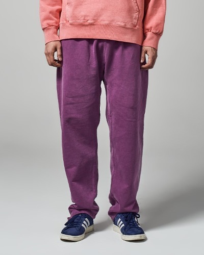 simple authentic heavy weight sweatpants (purple)