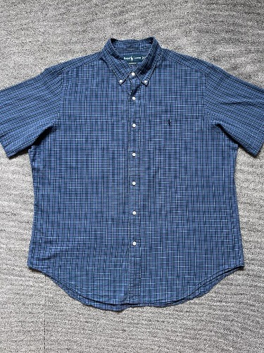 polo classic fit check shirt short sleeve (XXL size, 110 이상)