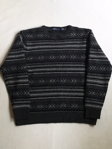 Polo Ralph Lauren fair isle lambswool sweater (XL size, ~103 추천)
