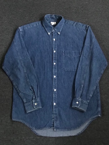 90s jcrew oversized denim bd shirt (M size, 105~ 추천)