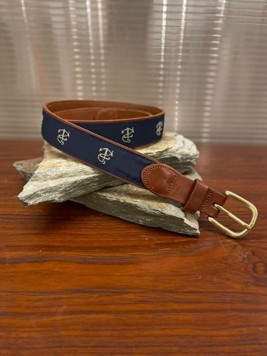 leather man anchor tab leather belt (32인치 전후)