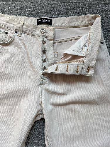 2021 balenciaga unifit bleached jeans (M size, 34인치 추천)