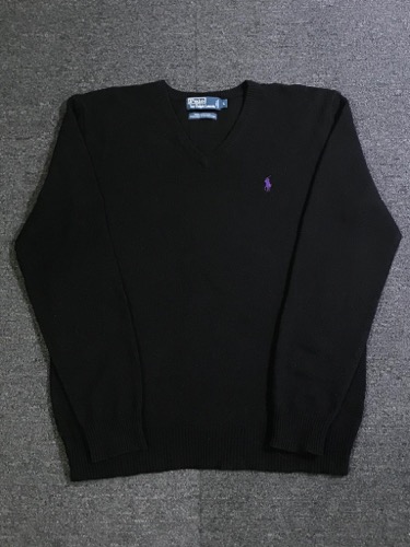 Polo Ralph Lauren lambswool v neck sweater (L size, ~105 추천)