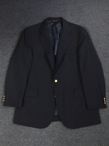brooks brothers navy wool brass 2B sport jacket (~105 추천)