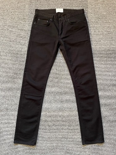 sandro slim fit black jeans low rise (31인치 추천)