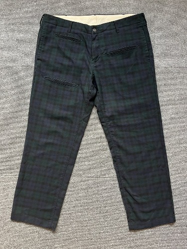 spectator wool/poly black watch pants (XL size, 36-37인치 추천)