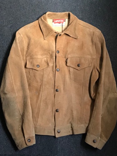 6-70s levis BIG E suede leather trucker (~105 추천)