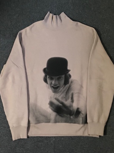 19 undercover &#039;A CLOCKWORK ORANGE&#039; highneck oversized sweatshirt (105 size, ~105 추천)