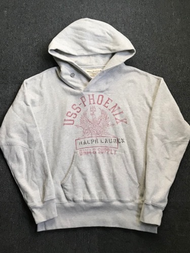 denim &amp; supply RL uss phoenix print sweat hoodie (L size, 100~ 추천)