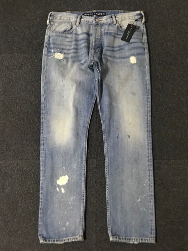 NWT Ralph Lauren black label dirty fade slim fit jeans (38 size, ~37인치 추천)