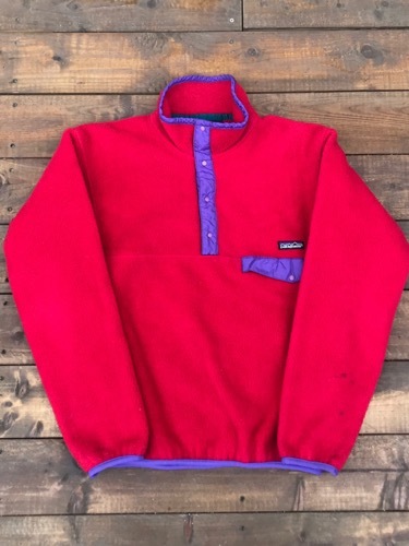 patagonia synchilla fleece snap pullover USA made (S size, ~103 추천)