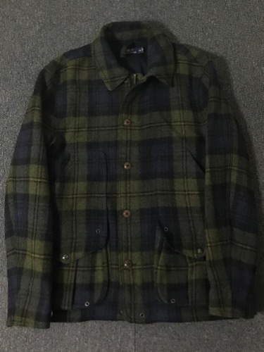 Polo RL wool/alpaca plaid hunting jacket (M size, ~105 추천)