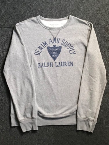 denim &amp; supply RL 80/20 v gusset sweatshirt (L size, ~105 추천)