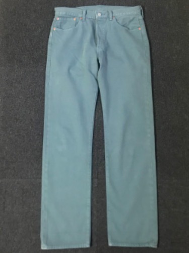 levis 501 color jeans (32/32 size, ~33인치 추천)