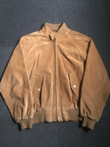Polo RL suede leather harrington jacket (M size, 103~ 추천)