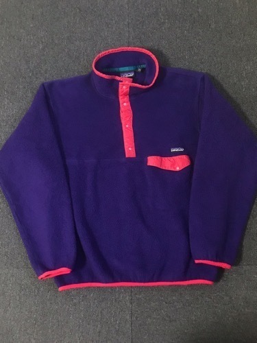 90s patagonia synchilla snap-t fleece USA made (L size, ~105 추천)