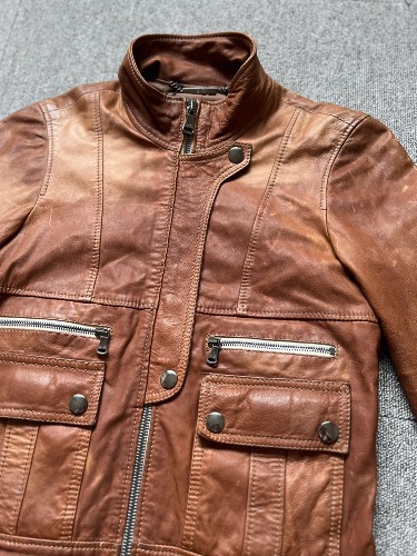 dolce &amp; gabbana sheep skin leather jacket (40 size, 44-55 추천)