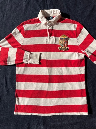 polo wapen stripe rugby shirt (M size, 103 추천)