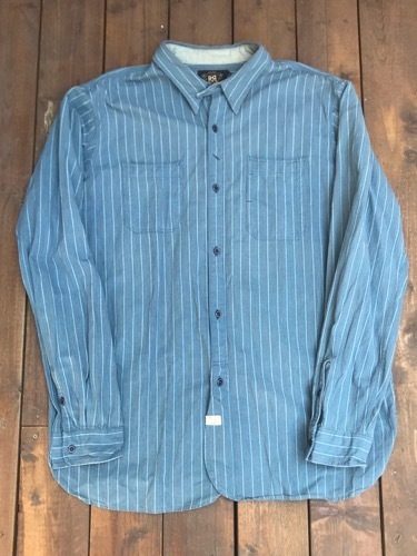 RRL pin stripe work shirt (XL size, ~105 추천)