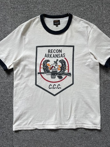 real mccoy&#039;s  RECON ARKANSAS ringer tshirt (36 size, 90 추천)