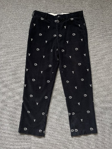 yale x j press embroidered corduroy pants (90 size, 33-34인치 추천)