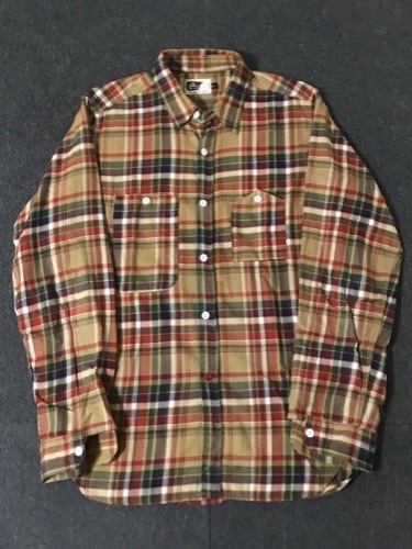engineered garments cotton plaid work shirt (L size, ~103 추천)