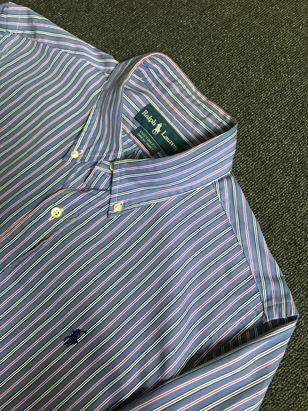 Polo RL cotton stripe dress bd shirt (43 size, ~103 추천)