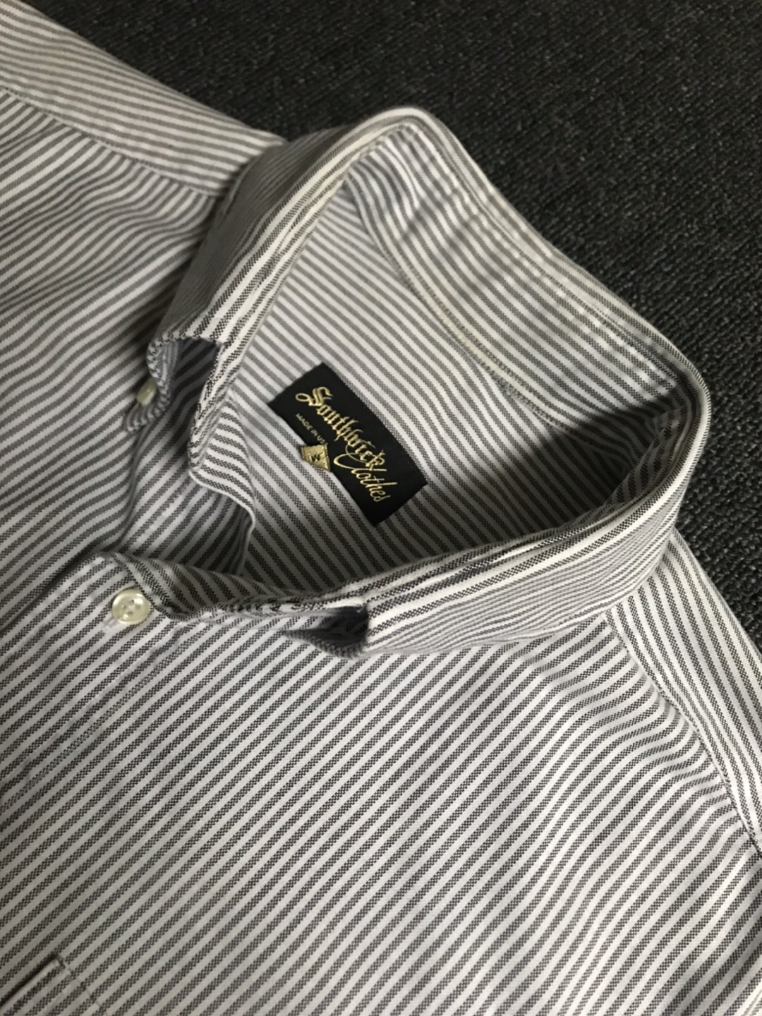 southwick stripe ocbd shirt USA made (M size, ~103 추천)
