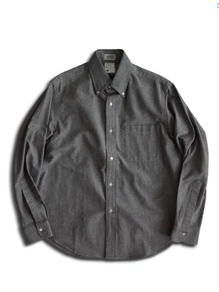 WASEW B.D ONE OXFORD SHIRT (gray)