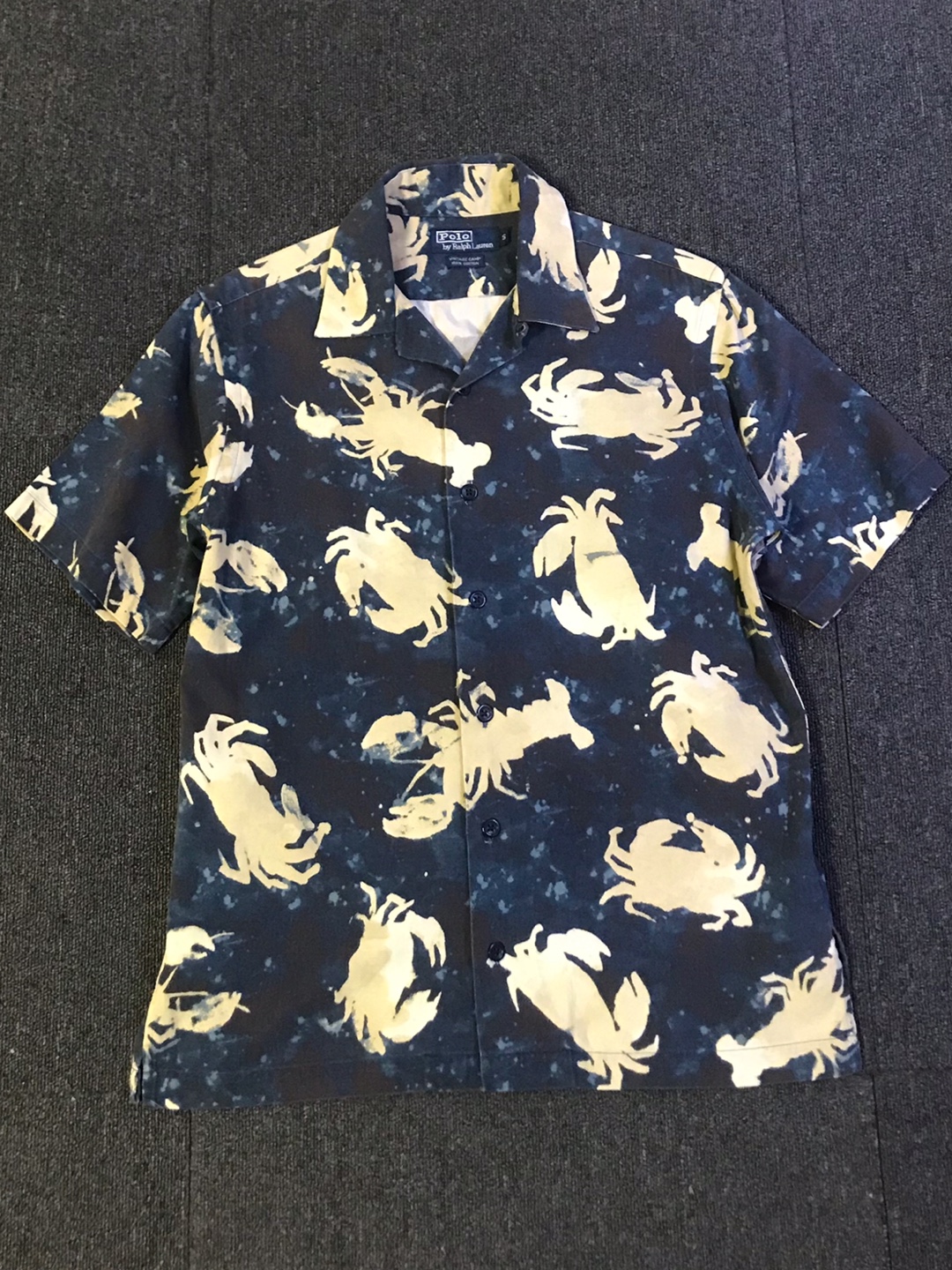 Polo RL vintage camp collar shirt (S size, ~100 추천)
